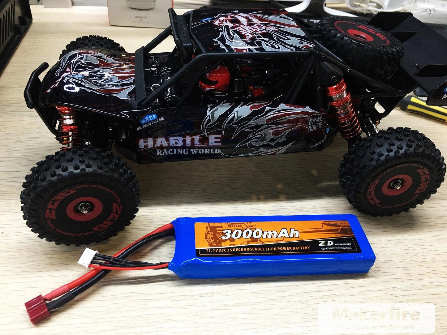 1/12 Scale RC Car High-Torque 3650 Brushless BLDC Motor Aluminum Shell, Yellow