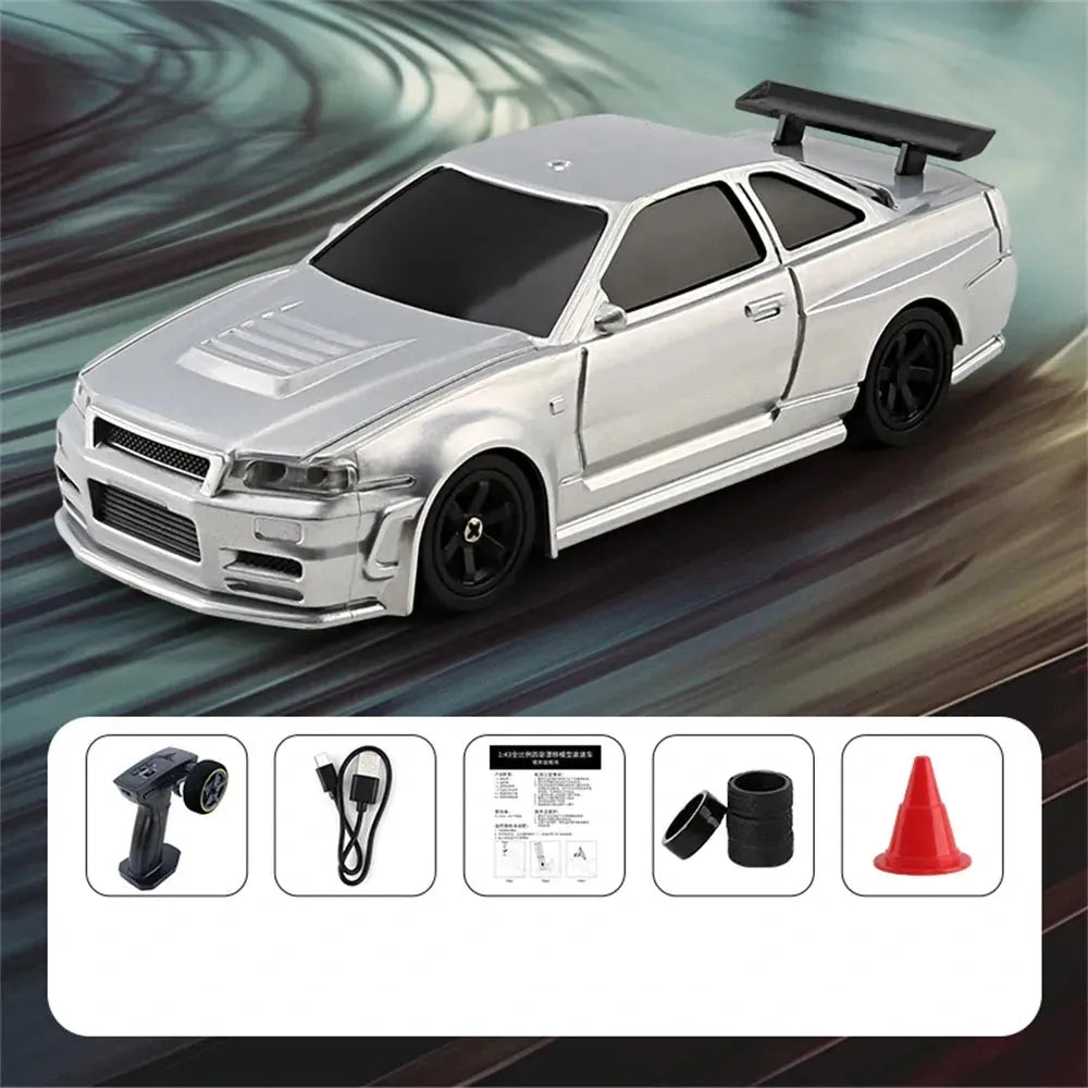 RTR 1/43 RC Drift Car With Gyro 1/43 RTR 2.4G 4WD RC Car Gift Toy