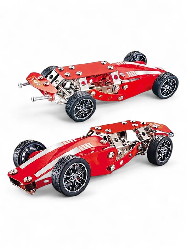 133-Piece Racing Car Building Blocks Toy Set - Creative STEM Play (NX-N-24)