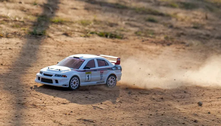 1/10 Scale Rally RC Car 2.4G 4WD 90km/h High Speed Metal Chassis On-Road Racing Car