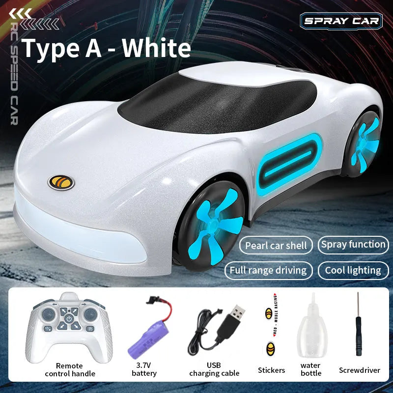 RC Car - Futuristic Concept Car RC 2.4G RTR LED + Music Play, Model A