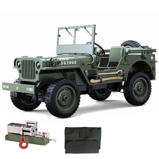 1/12 Scale High-Torque 3650 Brushless BLDC Motor Aluminum Shell Rc JEEP Toy