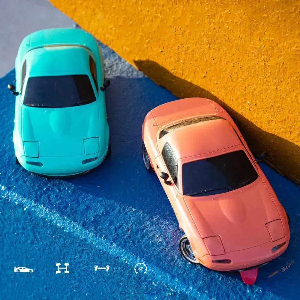 2025 RC Drift Car RTR RWD Gyro  1/18 Mazda with 1500mAh Battery LED Lights Alloy Body