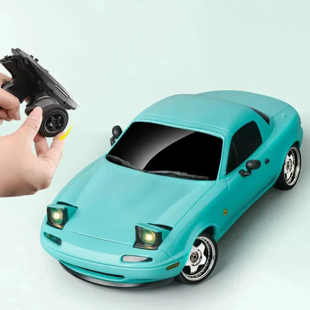 2025 RC Drift Car RTR RWD Gyro  1/18 Mazda with 1500mAh Battery LED Lights Alloy Body