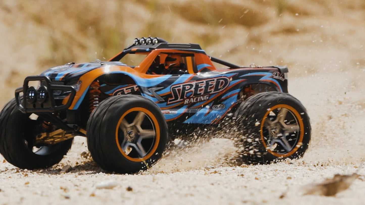 1/12 Scale RC Car High-Torque 3650 Brushless BLDC Motor Aluminum Shell, Yellow