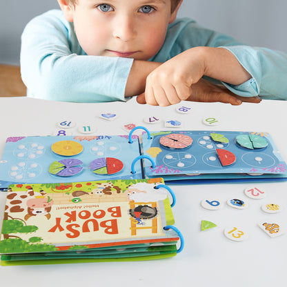 Preschool Learning Busy Book with Sticker Activities for Kids