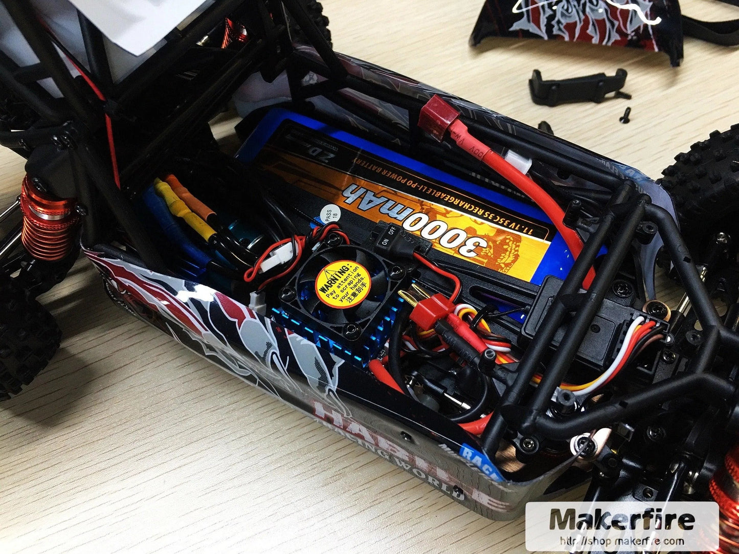 1/12 Scale RC Car High-Torque 3650 Brushless BLDC Motor Aluminum Shell, Yellow