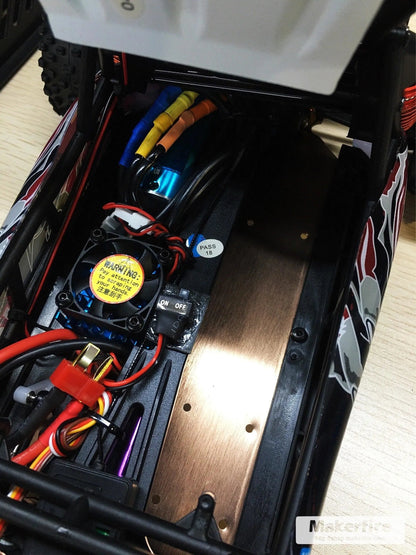 1/12 Scale RC Car High-Torque 3650 Brushless BLDC Motor Aluminum Shell, Yellow