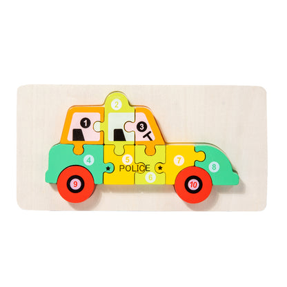 Wooden 3D Puzzle Educational Toy