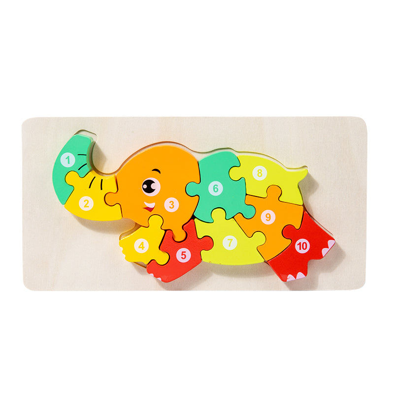 Wooden 3D Puzzle Educational Toy
