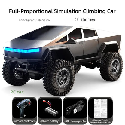 RC Crawler Car - 1/18 Scale Full Proportional Cyber Shell 4 WD Off-Road Vehicle