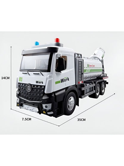 Anti-Epidemic Green Clean Fog Truck Toy – Disinfection-Style Vehicle Toy for Kids LMI12780.