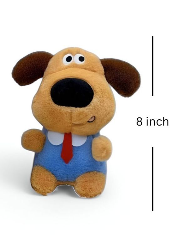 BuddyPaws Cute Doggy Teddy Bear - Plush Toy with Uniform & Tie for Kids & Adults 8 inch - MS14481.