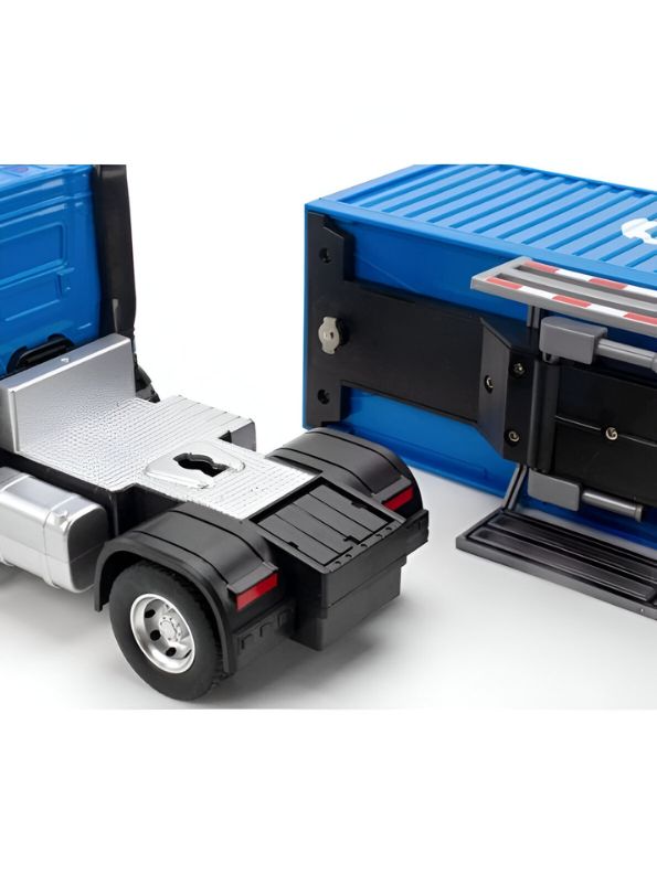 Container Transport Truck  – Heavy-Duty Alloy Container Vehicle for Kids & Collectors LMI15074.