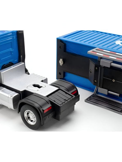 Container Transport Truck  – Heavy-Duty Alloy Container Vehicle for Kids & Collectors LMI15074.