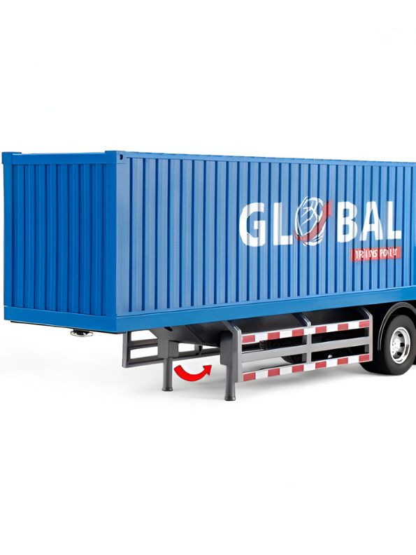 Container Transport Truck  – Heavy-Duty Alloy Container Vehicle for Kids & Collectors LMI15074.
