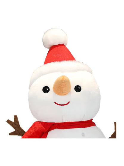 Snowy Snowman - Adorable Christmas Plush Toy | Soft & Cuddly Stuffed Snowman for Holiday Decor & Gifting - MS14176.