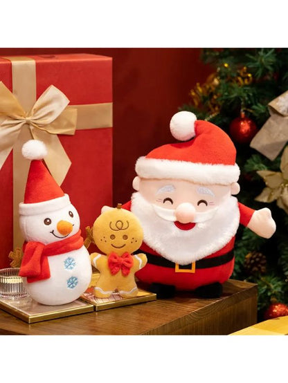 SnuggleSanta - Soft Plush Santa Claus Toy with Smiling Beard | Christmas Gift for Kids, Boys & Girls - MS14180.