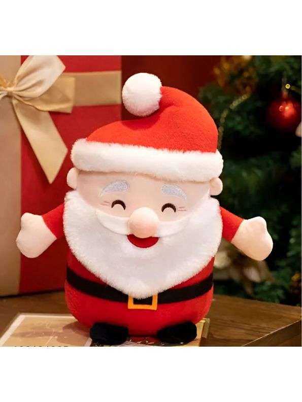 SnuggleSanta - Soft Plush Santa Claus Toy with Smiling Beard | Christmas Gift for Kids, Boys & Girls - MS14180.