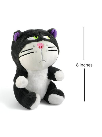Ultra Black Cat - Soft Plush Stuffed Toy for Kids, Babies, Boys & Girls | Birthday Gift & Home Decoration - MS14012.