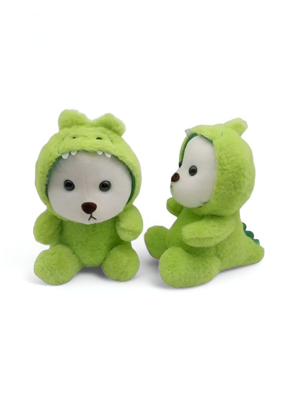 Green Hoodie Teddy Bear - Soft Stuffed Animal Toy, Decorative Pillow, and Gift | 15 inches - MS14504 .