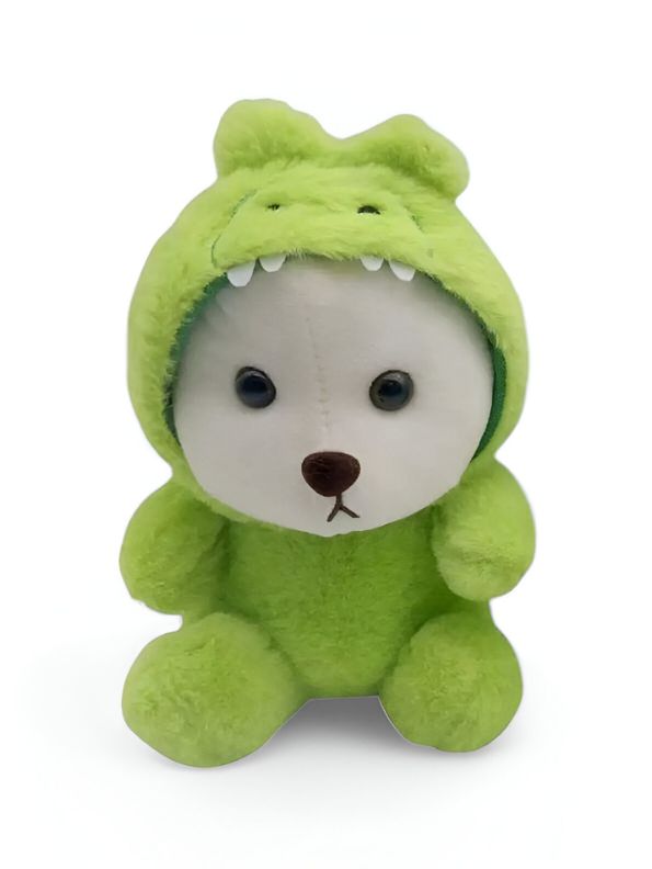 Green Hoodie Teddy Bear - Soft Stuffed Animal Toy, Decorative Pillow, and Gift | 15 inches - MS14504 .