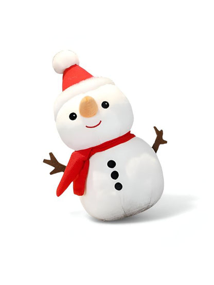 Snowy Snowman - Adorable Christmas Plush Toy | Soft & Cuddly Stuffed Snowman for Holiday Decor & Gifting - MS14176.