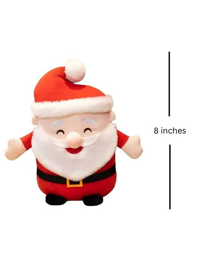 SnuggleSanta - Soft Plush Santa Claus Toy with Smiling Beard | Christmas Gift for Kids, Boys & Girls - MS14180.