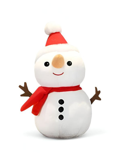 Snowy Snowman - Adorable Christmas Plush Toy | Soft & Cuddly Stuffed Snowman for Holiday Decor & Gifting - MS14176.