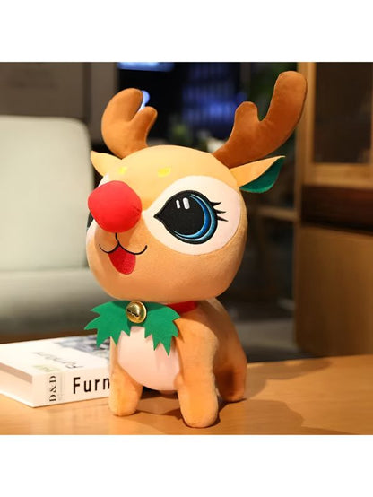 Christmas Reindeer Plush Toy – Soft & Cute Stuffed for Kids, Babies & Festive Home Décor - MS14116.