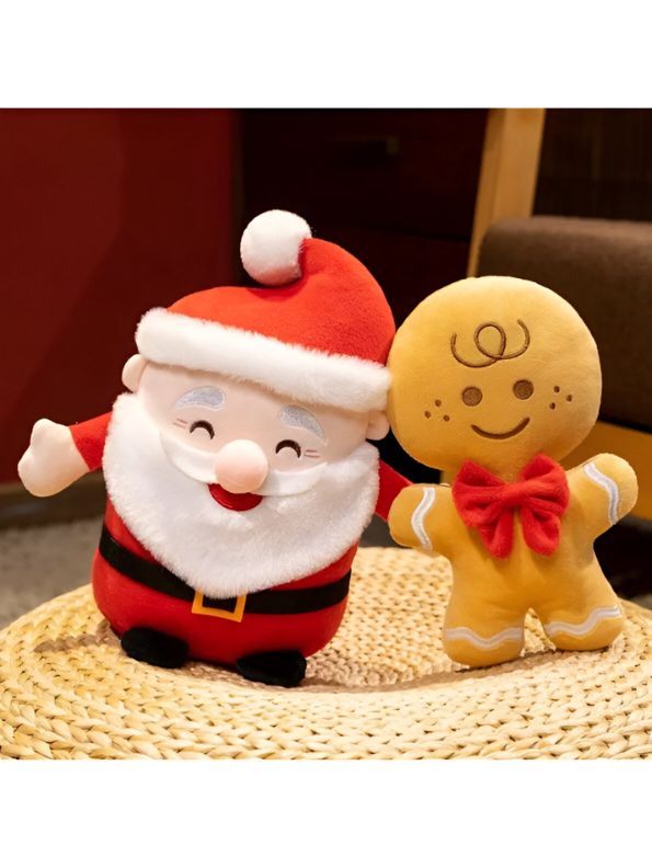 SnuggleSanta - Soft Plush Santa Claus Toy with Smiling Beard | Christmas Gift for Kids, Boys & Girls - MS14180.
