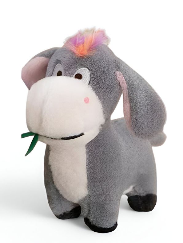 Cute Donkey Plush Toy – Soft & Cuddly Animal Doll for Kids - 8 inch MS14520.