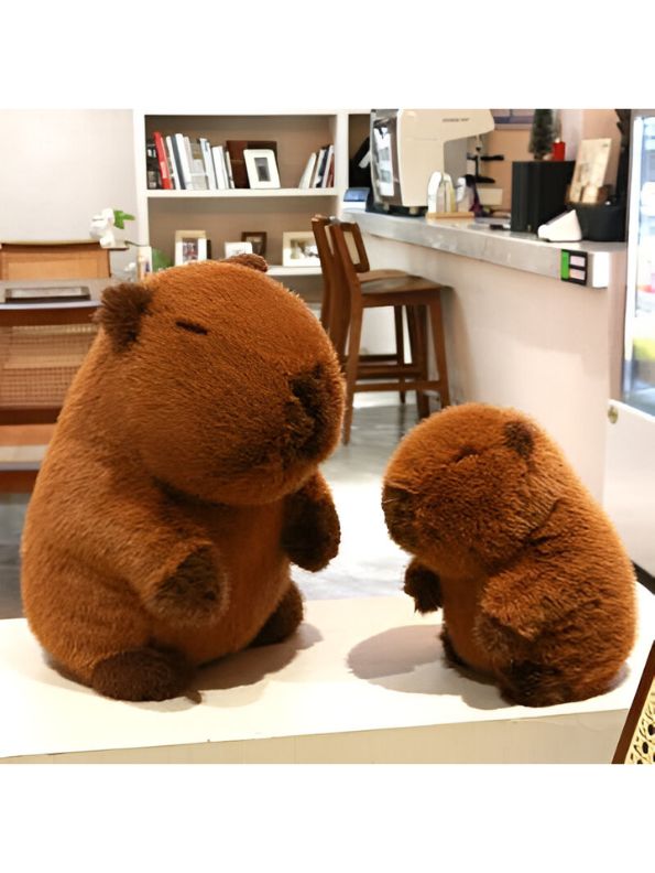 Capybara Plush Pillow – Soft, Adorable, and Comforting Large Capybara Soft Toy for Kids & Adults 7 inch - MS14473.