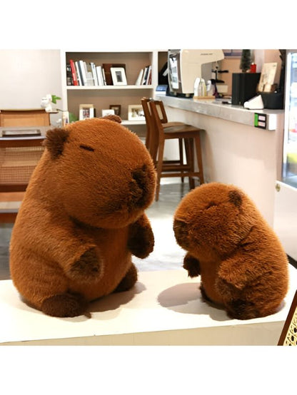 Capybara Plush Pillow – Soft, Adorable, and Comforting Large Capybara Soft Toy for Kids & Adults 7 inch - MS14473.