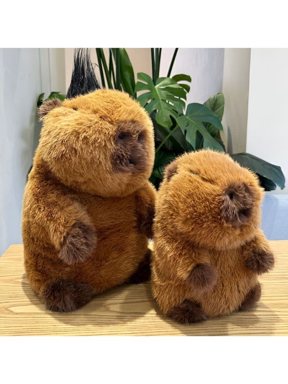 Capybara Plush Pillow – Soft, Adorable, and Comforting Large Capybara Soft Toy for Kids & Adults 7 inch - MS14473.