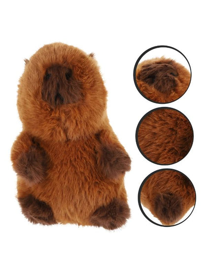 Capybara Plush Pillow – Soft, Adorable, and Comforting Large Capybara Soft Toy for Kids & Adults 7 inch - MS14473.