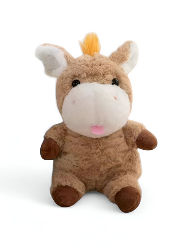 Brown - Donny Plush - Donkey Soft Toy | Cuddly & Cute Stuffed Animal for Kids - 8 inch MS14521.