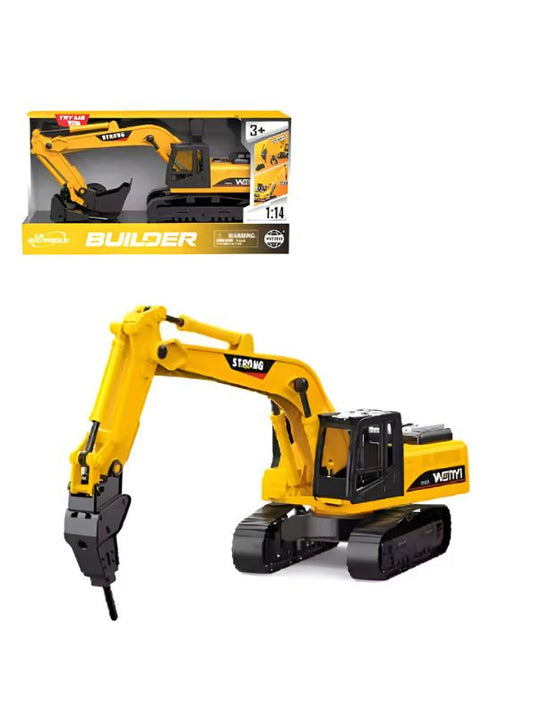 Drilling Truck Excavator Toy – Engineering Construction Vehicle Model for Kids LMI15018.