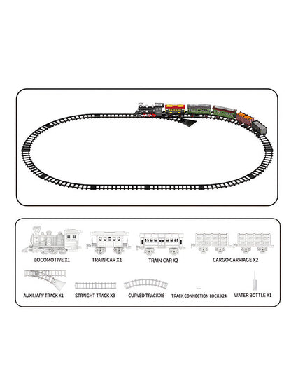 Steam Train Set with Simulated Sound Electric Toy Train Toy For Kids (NX.L-21)