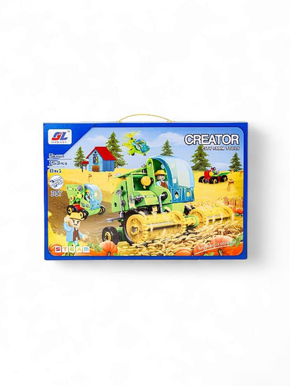 Farm Vehicle Toys Set 8 in 1 Kit Toys For Kids (L-J-85)