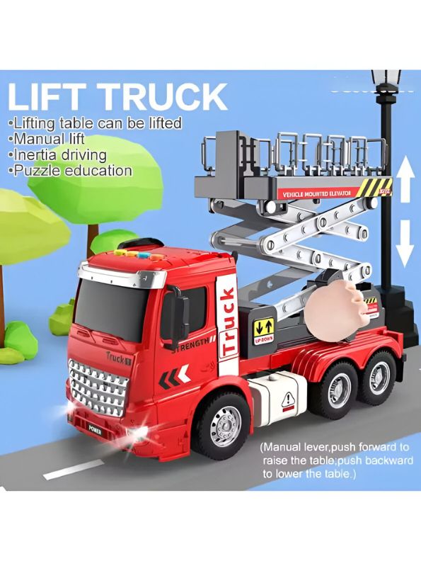 Flamefighter -  Pullback Fire Truck for Kids | Fun & Durable Toy Fire Engine for Pretend Play LMI15068.