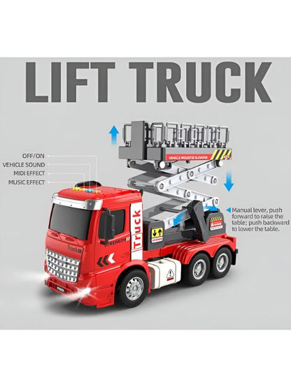 Flamefighter -  Pullback Fire Truck for Kids | Fun & Durable Toy Fire Engine for Pretend Play LMI15068.