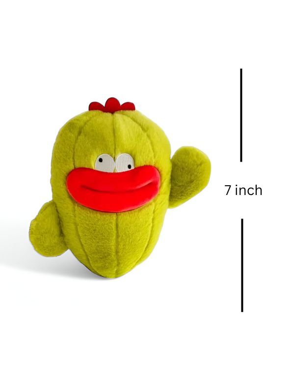 Funny Face Cucumber Plush Toy – Soft, Adorable & Huggable Gift for Kids & Adults 7 inch - MS13567.