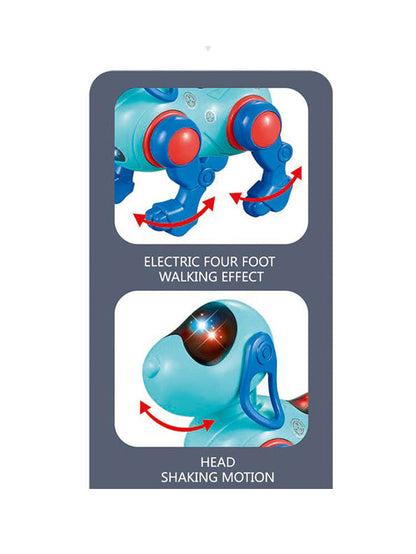 Futuristic Walking Robot Dog Toy For Kids With Lights And Sound