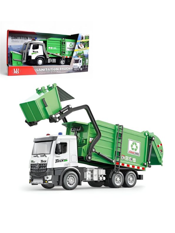 Garbage Truck Toy for Kids – Realistic Garbage Truck | Educational & Fun Recycling Truck Toy for kids LMI15050.