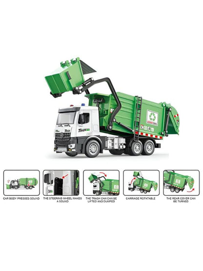 Garbage Truck Toy for Kids – Realistic Garbage Truck | Educational & Fun Recycling Truck Toy for kids LMI15050.