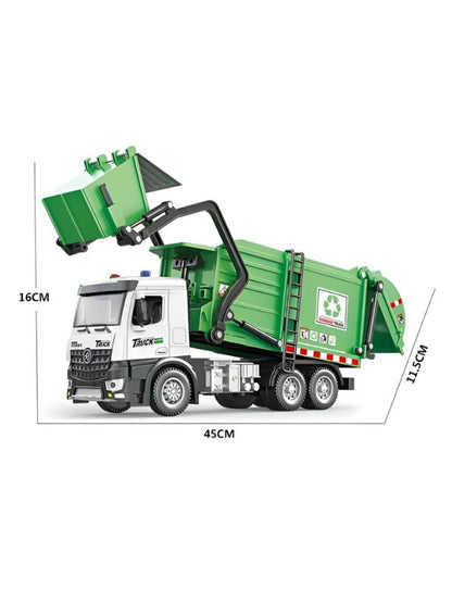 Garbage Truck Toy for Kids – Realistic Garbage Truck | Educational & Fun Recycling Truck Toy for kids LMI15050.