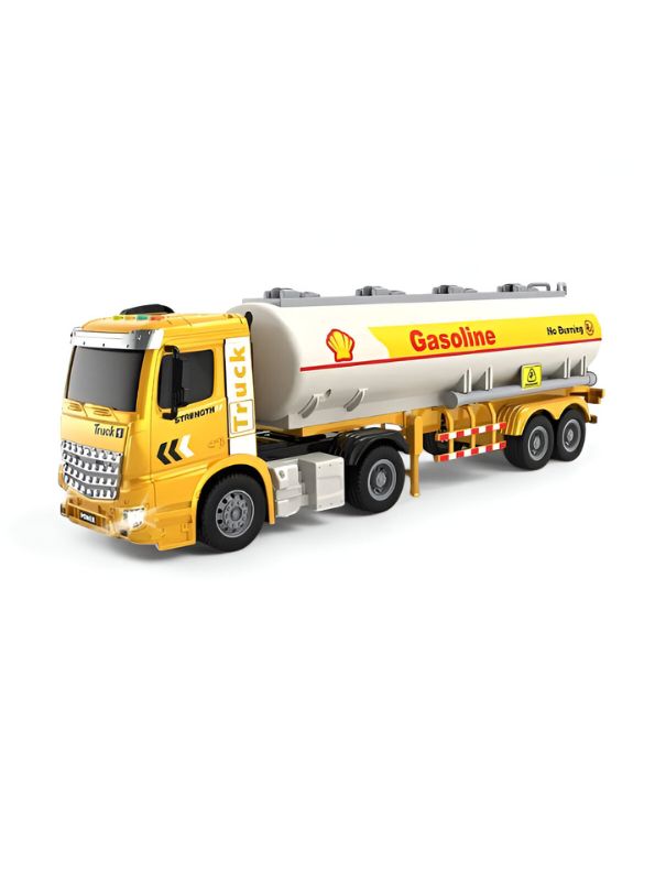 Gasoliner – Pull Back Tanker Truck Toy for Kids | Friction Powered Fuel Tanker Vehicle for Boys & Girls LMI15067.