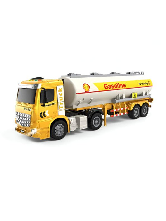 Gasoliner – Pull Back Tanker Truck Toy for Kids | Friction Powered Fuel Tanker Vehicle for Boys & Girls LMI15067.