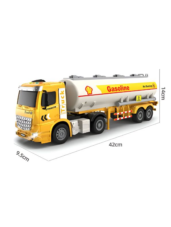 Gasoliner – Pull Back Tanker Truck Toy for Kids | Friction Powered Fuel Tanker Vehicle for Boys & Girls LMI15067.